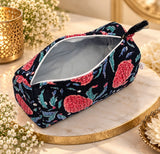 Set of 3 cosmetic bag/pouches with waterproof lining