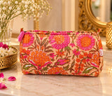 Set of 3 cosmetic bag/pouches with waterproof lining