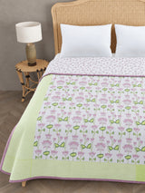 Double Bed Cotton AC Blanket – Hand Block Printed