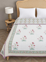 Double Bed Cotton AC Blanket – Hand Block Printed