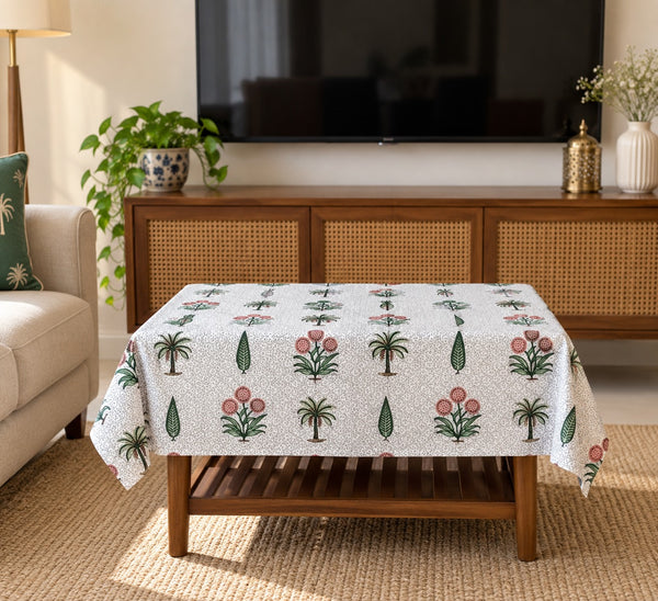Canvas Cotton Table Cloth 4 -8 Seater Dining Table/Centre Table