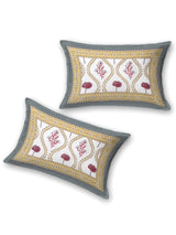 Diwali Complete Gift Box | 1 Ethnic Motifs Double Bedsheet with 2 Pillow Covers, 1 Lotus Urli, Set of 2 Door Hangings