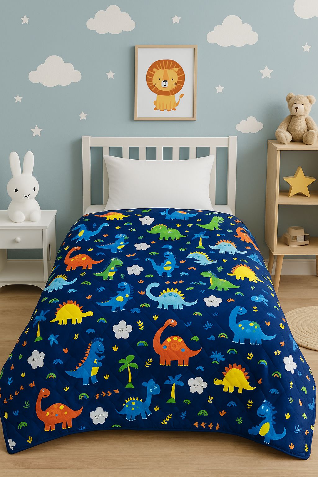 Kids Print Reversible Comforter - 60X90 Inches