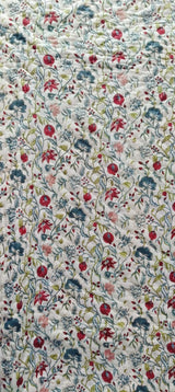 Double King Handblock Printed Cotton Jaipuri Razai/Quilt