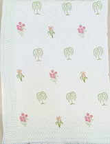 Double King Handblock Printed Cotton Jaipuri Razai/Quilt
