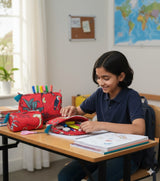 Set of 3 cosmetic bag/pouches with waterproof lining