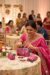 Set of 3 cosmetic bag/pouches with waterproof lining