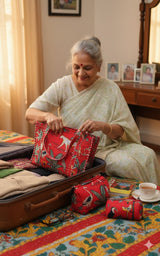 Tote Bag with set of 3 Pouches