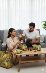 Tote Bag with set of 3 Pouches