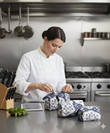 Set of 3 cosmetic bag/pouches with waterproof lining