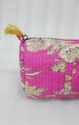 Set of 3 cosmetic bag/pouches with waterproof lining