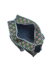 Handblock Printed Quilted Tote Bag with concealed zip ( 17x18x 6 inches)