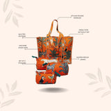 Tote Bag with set of 3 Pouches