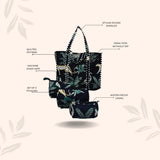 Tote Bag with set of 3 Pouches