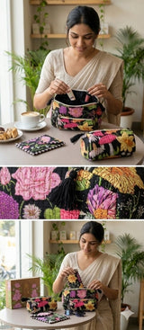 Set of 5 Utility Pouches (3 Makeup Pouches, 1 Sunglass Pouch, 1 Sanitary Napkin Pouch