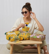 Set of 5 Utility Pouches (3 Makeup Pouches, 1 Sunglass Pouch, 1 Sanitary Napkin Pouch