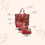 Tote Bag with set of 3 Pouches