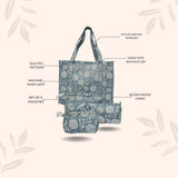 Tote Bag with set of 3 Pouches
