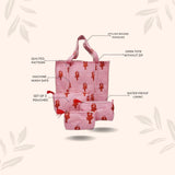 Tote Bag with set of 3 Pouches