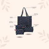 Tote Bag with set of 3 Pouches