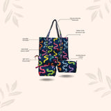 Tote Bag with set of 3 Pouches