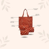 Tote Bag with set of 3 Pouches