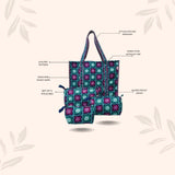 Tote Bag with set of 3 Pouches