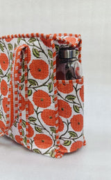 Cotton Tote Bag with Zip & Pouch Combo