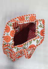 Cotton Tote Bag with Zip & Pouch Combo