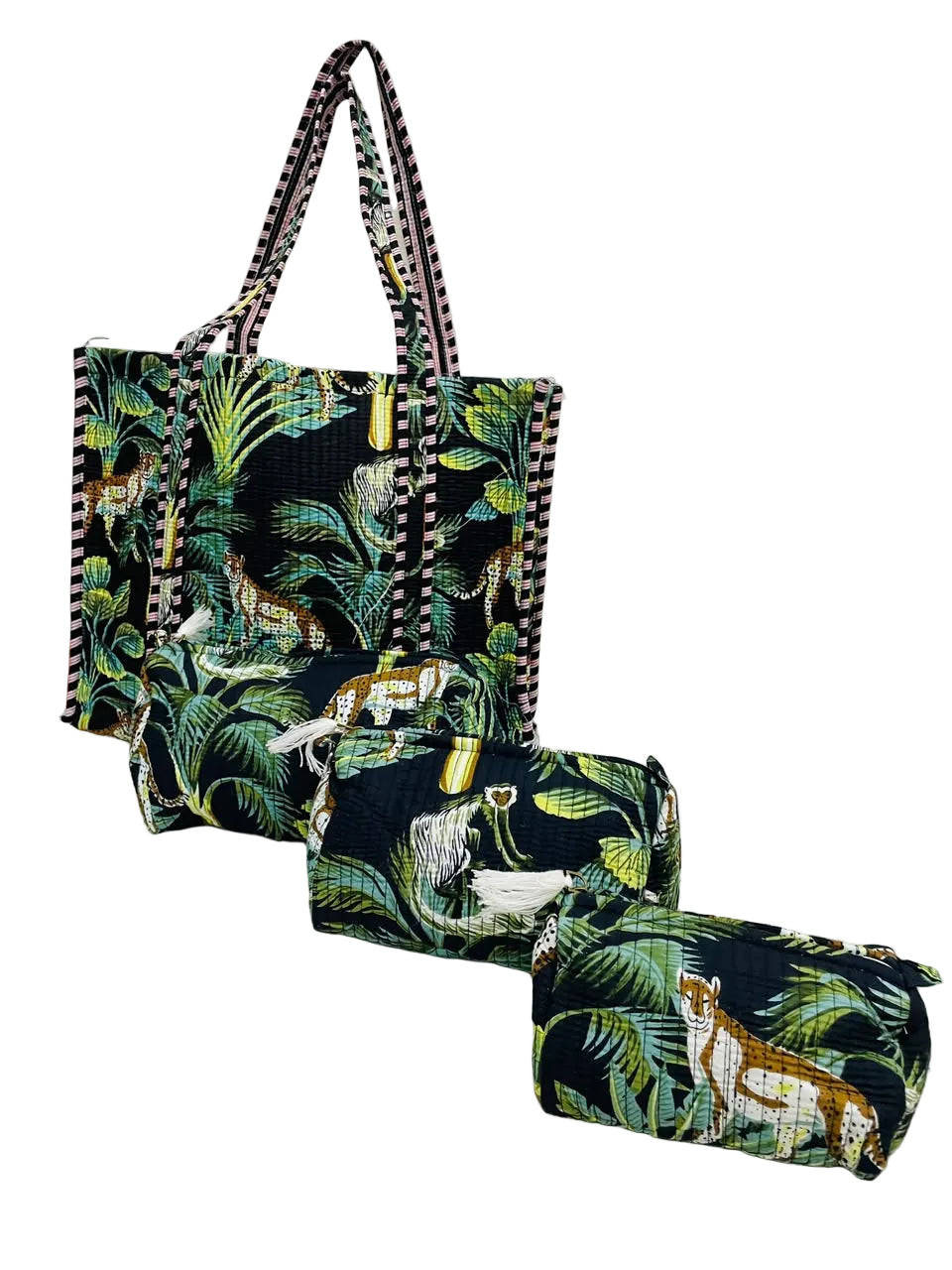 Tote Bag with set of 3 Pouches
