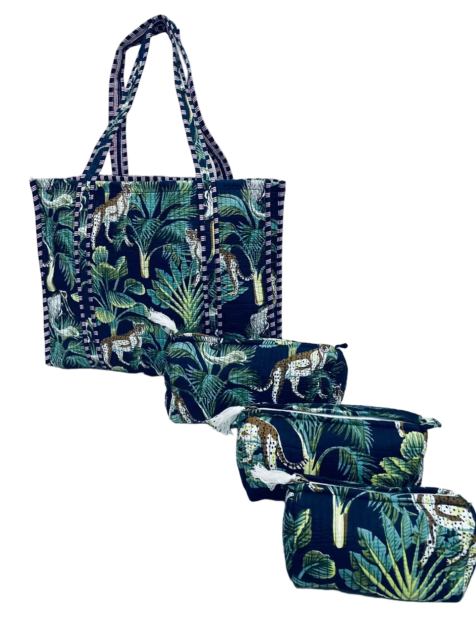 Tote Bag with set of 3 Pouches