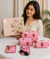 Set of 5 Utility Pouches (3 Makeup Pouches, 1 Sunglass Pouch, 1 Sanitary Napkin Pouch)