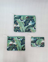 Set of 3 cosmetic Flat pouches