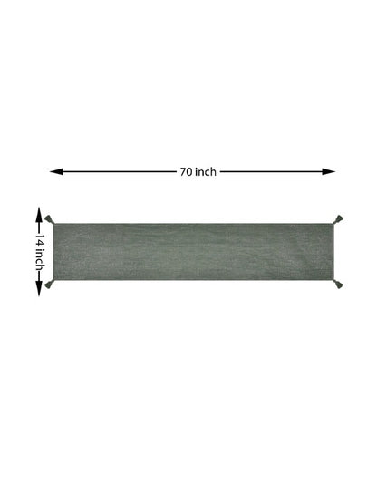 Slub Cotton Table Runner - 12X70 inch