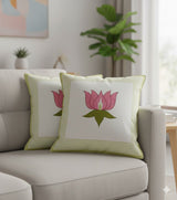 Set of 2 Cotton Cushion Covers