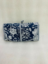 Handcrafted Travel Jewelry Organizer Roll | Artisan Fabric Jewelry Pouch