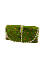 Handcrafted Travel Jewelry Organizer Roll | Artisan Fabric Jewelry Pouch