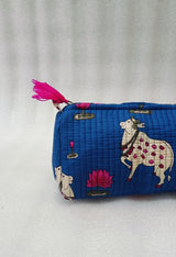 Set of 3 cosmetic bag/pouches with waterproof lining