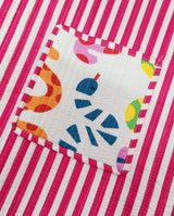 Handblock Printed Quilted Tote Bag without zip/button 17x18x 6 inches