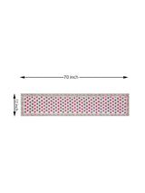 Handblock printed Table runner - 12X70 inch