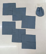 Napkin Set of 6 with Potli Bag