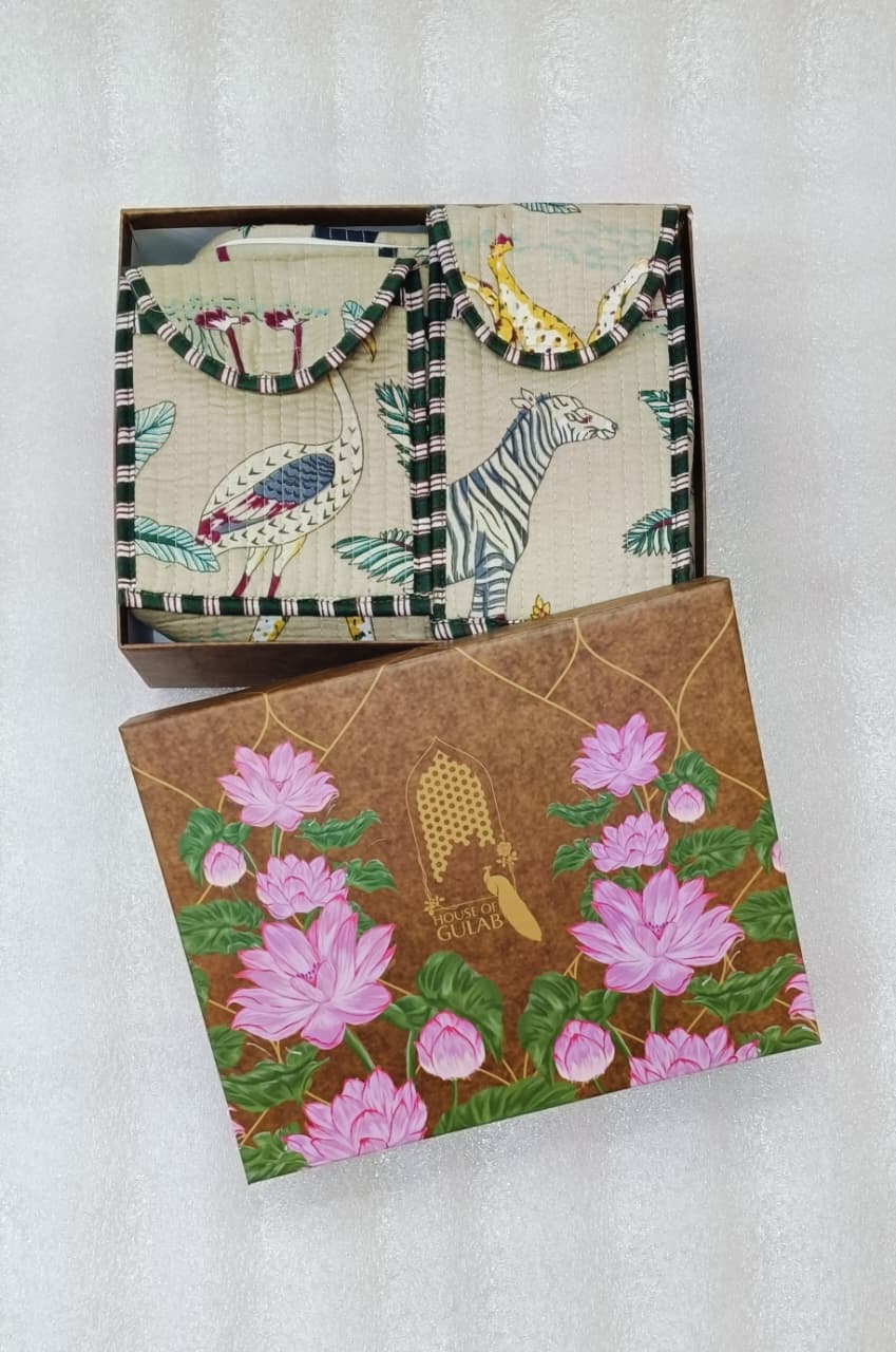 Set of 5 Utility Pouches (3 Makeup Pouches, 1 Sunglass Pouch, 1 Sanitary Napkin Pouch)
