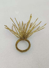 Handcrafted Fancy Beaded Napkin Ring Set of 6 – Perfect for Dining & Parties