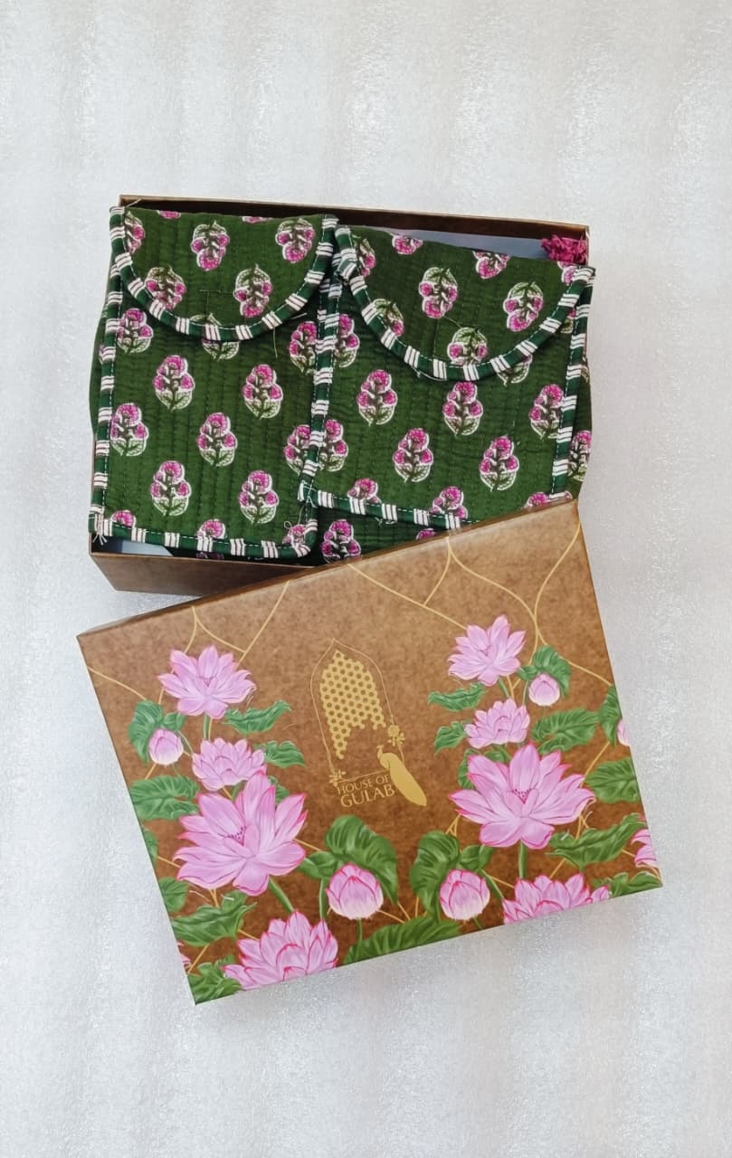 Set of 5 Utility Pouches (3 Makeup Pouches, 1 Sunglass Pouch, 1 Sanitary Napkin Pouch)