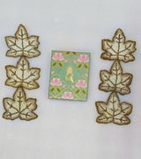 Diwali Gift Box – Set of 6 Handcrafted Beaded Coasters