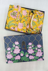 Diwali Gift Box – Stylish Tote Bag with 3 Coordinated Utility Pouches