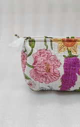 Set of 3 cosmetic bag/pouches with waterproof lining