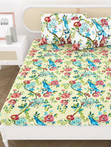 Double King Bedsheet with 2 Pillow Covers