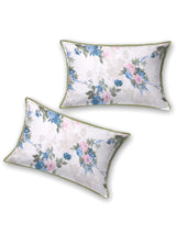Quilted Floral Printed Reversible Bedcover with 2 Pillow Covers