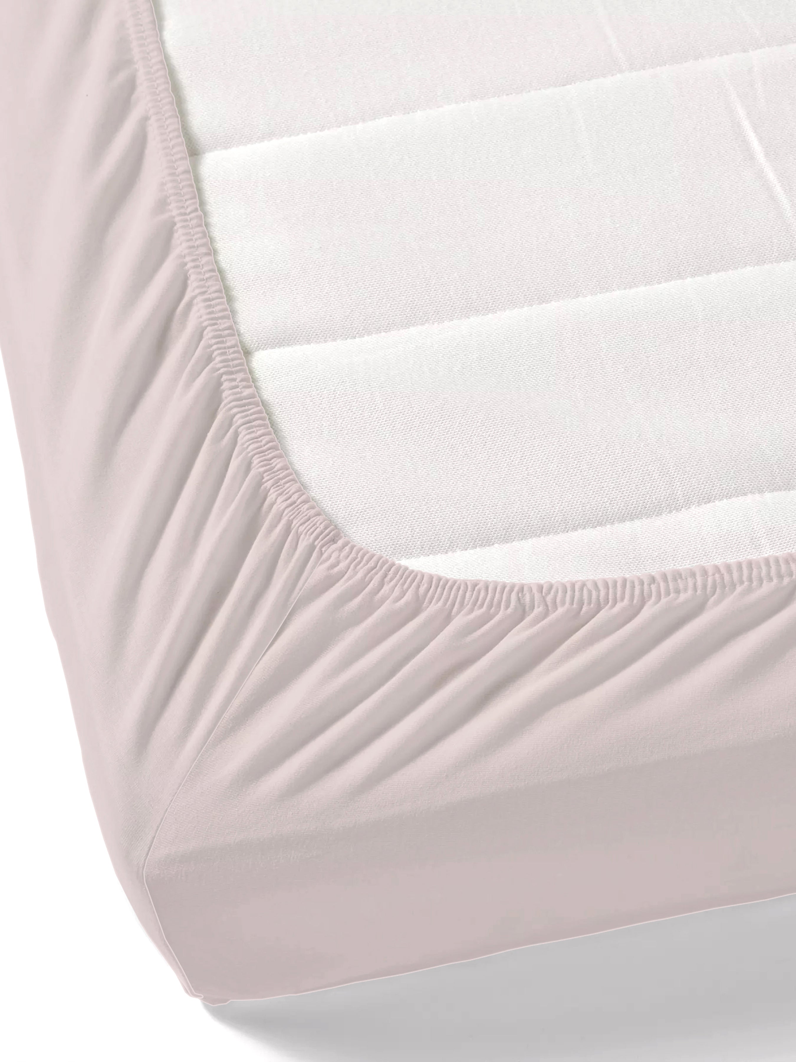 Premium Cotton Fitted Bedsheet (90x108 Inch) – Plain Design with 2 Printed Pillow Covers